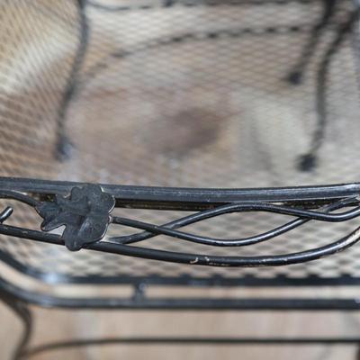 Wrought Iron Table and Four Chairs - Kept Indoors