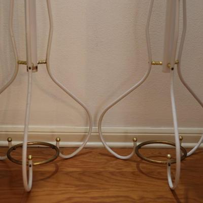 Mid-Century Tripod Plant Stands (2)
