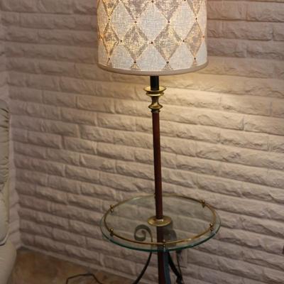 Floor Lamp w/ Built in Table