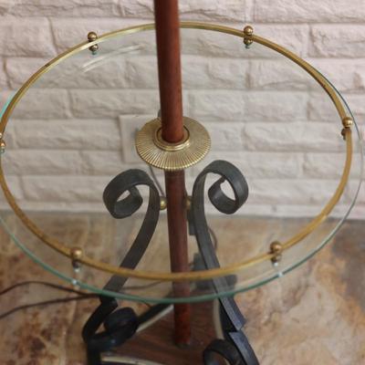 Floor Lamp w/ Built in Table