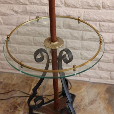 Floor Lamp w/ Built in Table
