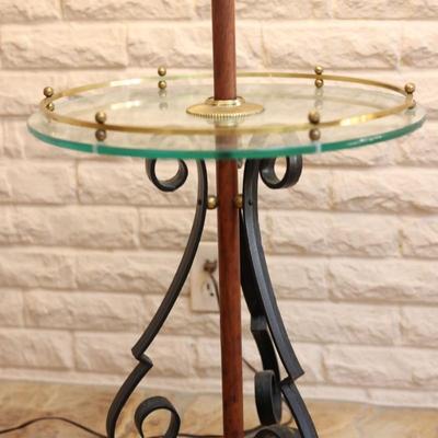 Floor Lamp w/ Built in Table