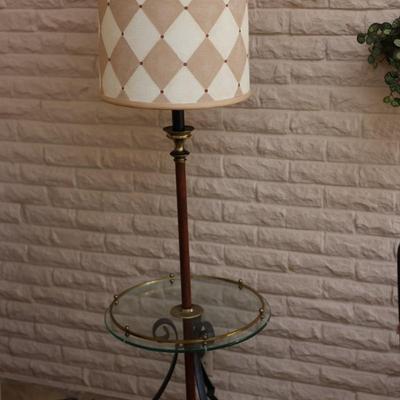 Floor Lamp w/ Built in Table