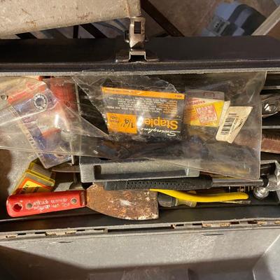Toolbox and Tool Shelf Lot 2
