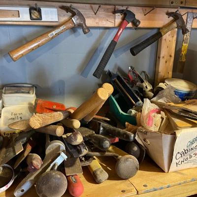 Toolbox and Tool Shelf Lot 2