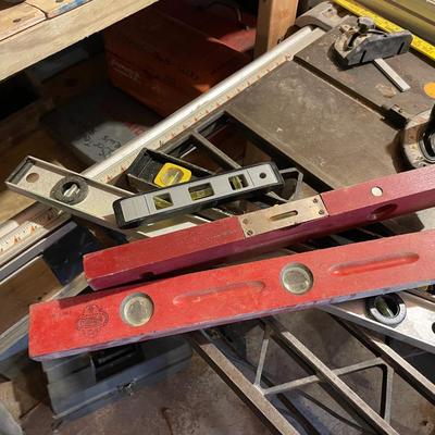 Toolbox and Tool Shelf Lot 2