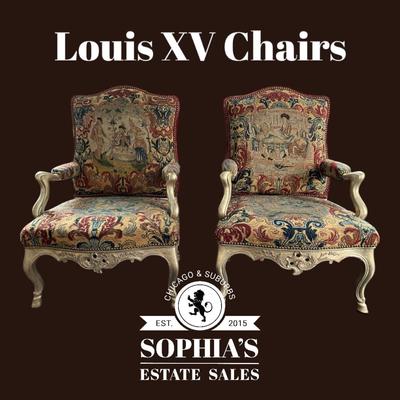 A PAIR OF PERIOD LOUIS XV CHAIRS, MID 18TH CENTURY, FRENCH