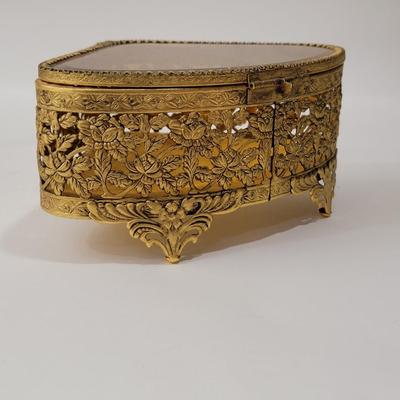 French gold gilt Vanity perfume/ trinket display