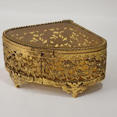 French gold gilt Vanity perfume/ trinket display