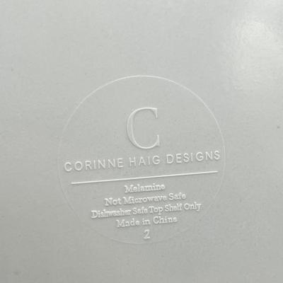 CORINNE HAIG DESIGNS ~ Complete 2 Pc Service Setting For 6