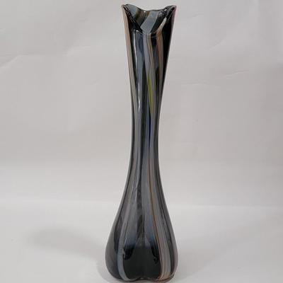 Handblown Art Glass vase MCM