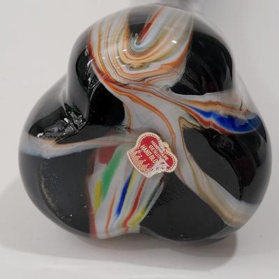 Handblown Art Glass vase MCM