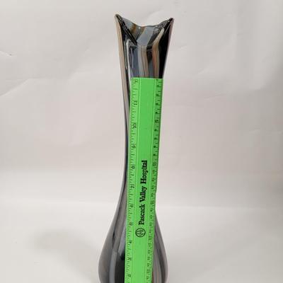 Handblown Art Glass vase MCM