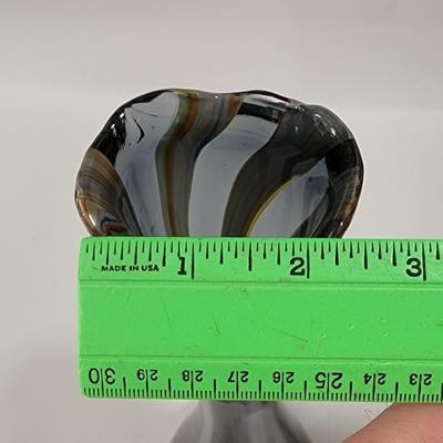 Handblown Art Glass vase MCM