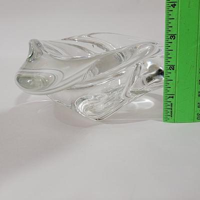 ST Louis crystal sculptural bowl- France