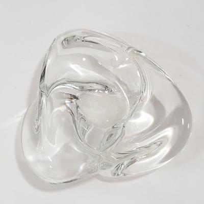 ST Louis crystal sculptural bowl- France