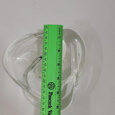 ST Louis crystal sculptural bowl- France