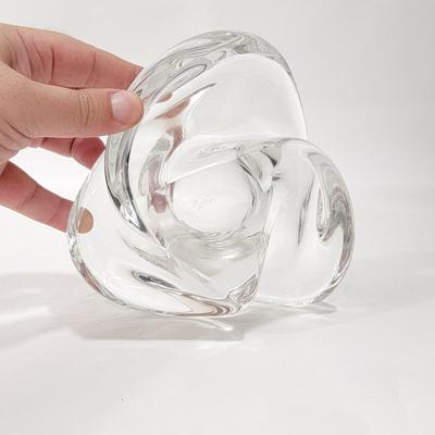 ST Louis crystal sculptural bowl- France