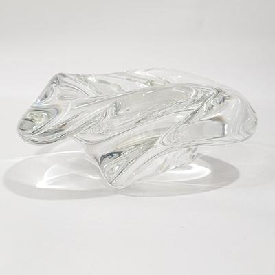 ST Louis crystal sculptural bowl- France