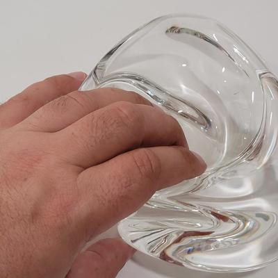 ST Louis crystal sculptural bowl- France