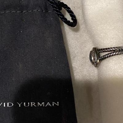 David Yurman London Blue topaz Ring - Size 4.75
