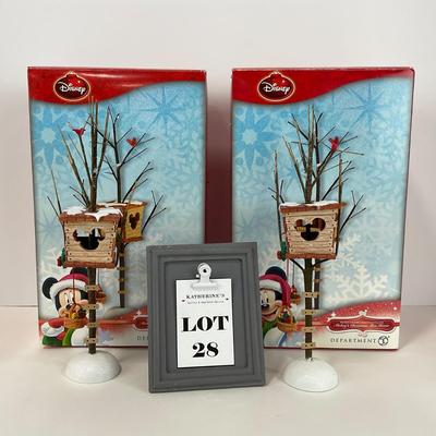 -28- DEPT56 | Christmas Mickey Mouse Tree House