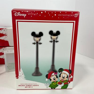 -30- DEPT56 | Mickey Street Lights | Battery Operated