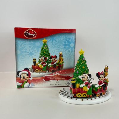 -32- DEPT56 | Mickey Mouse Holiday Express Figure