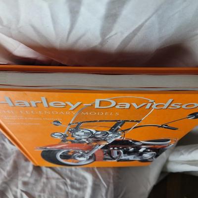 2 hardcover Harley Davidson books