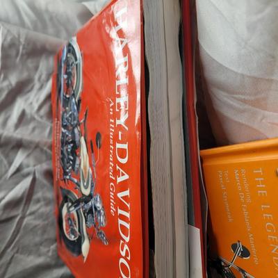 2 hardcover Harley Davidson books