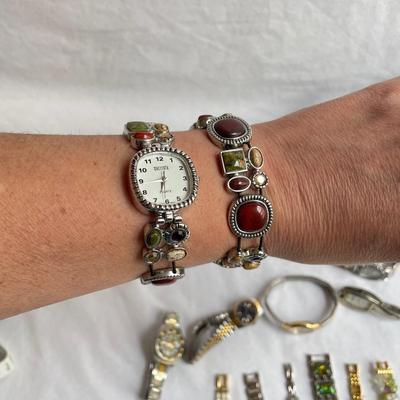 Ladies Watches w/ Semi-Precious Stones (P-SS)