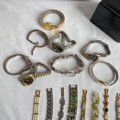 Ladies Watches w/ Semi-Precious Stones (P-SS)