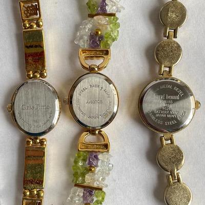 Ladies Watches w/ Semi-Precious Stones (P-SS)