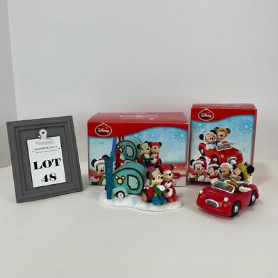 -48- DEPT56 | Mickey Mouse & Minnie Mouse Figures
