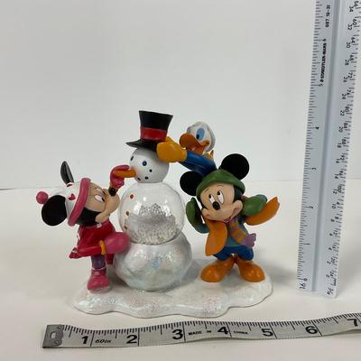 -51- HOLIDAY | Mickey Mouse, Minnie Mouse, & Donald Duck Snowman Figure