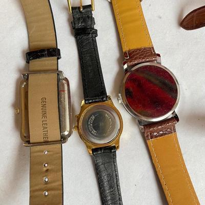 Ashley â€œSwatchâ€ Set plus More Leather Banded Watches (P-SS)