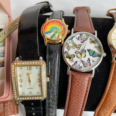Ashley â€œSwatchâ€ Set plus More Leather Banded Watches (P-SS)