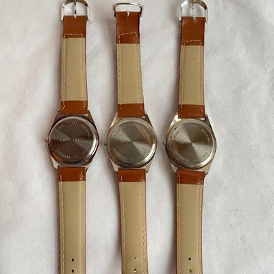 Ashley â€œSwatchâ€ Set plus More Leather Banded Watches (P-SS)