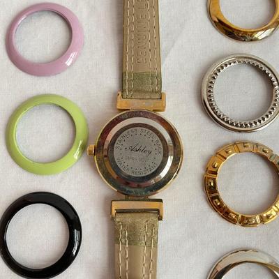 Ashley â€œSwatchâ€ Set plus More Leather Banded Watches (P-SS)