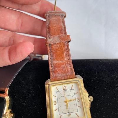 Ashley â€œSwatchâ€ Set plus More Leather Banded Watches (P-SS)