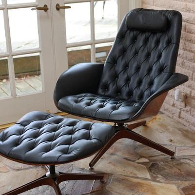 PLYCRAFT Mid-Century Lounge Chair w/ Ottoman