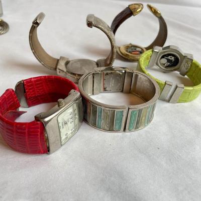 Colorful Watch Cuffs w/ Geneva, Waltham, Paul Jardin & More (P-SS)