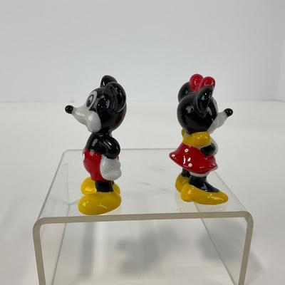 -61- COLLECTIBLE | Mickey Mouse & Minnie Mouse Bone China Figures
