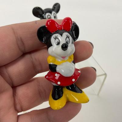 -61- COLLECTIBLE | Mickey Mouse & Minnie Mouse Bone China Figures