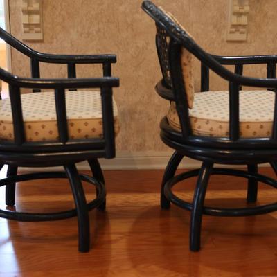 Pair of Vintage Swivel Chairs