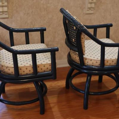 Pair of Vintage Swivel Chairs