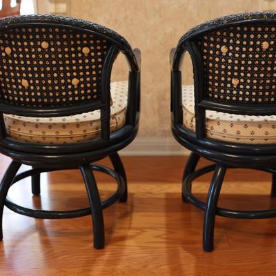 Pair of Vintage Swivel Chairs