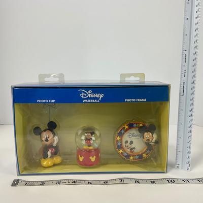 -67- COLLECTIBLE | Disney Mickey Mouse Photo Clip, Waterball, & Photo Frame