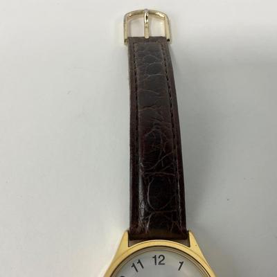 -80- WATCH | Lorus Vintage Falling Mickey Mouse with Leather Band