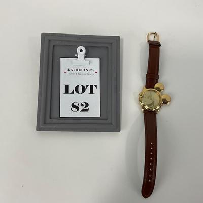 -82- WATCH | Lorus Disney Mickey Mouse 3D Face Gold Tone | V401-5700